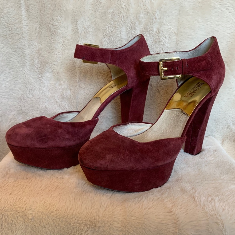 Michael Kors - Burgundy Platform Heels